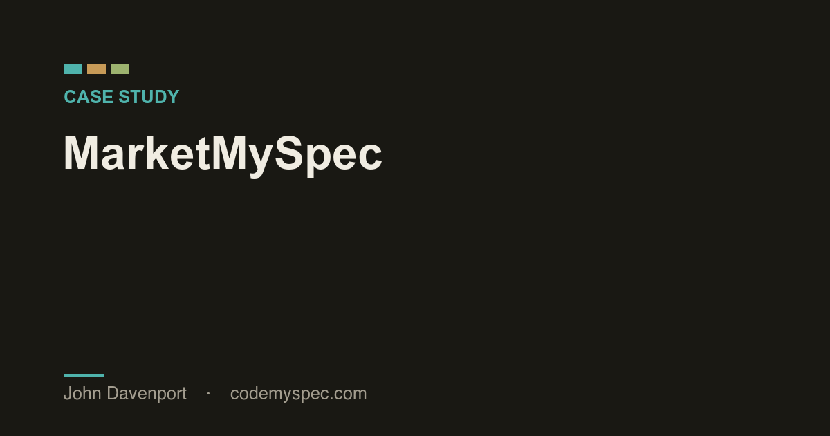 Market My Spec case study preview
