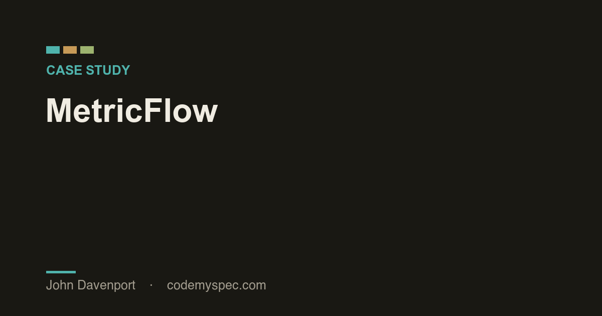 MetricFlow case study preview